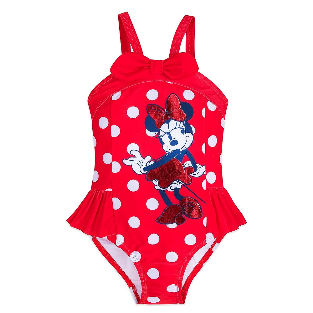 Amazon | ディズニー ミニーマウス 水玉水着 女の子用, マルチ